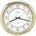 Seth Thomas Treasurer I Gold Tone Case with White Dial Auto Set Wall Clock