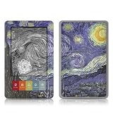 Van Gogh - Starry Night Design Protective Decal Skin Sticker for Barnes and Noble Nook E-Book Reader