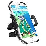 Bike Phone Holder Bicycle Mount, TaoTronics Universal Cradle for iOS, Android Smartphones, GPS, and Other Compatible Devices, Slide-Proof Clamp, 360 Degrees Rotatable, Rubber Strap