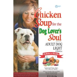 Chicken Soup for the Dog Lover\'s Soul Dry Dog Food for Adult Dog, Light Chicken Flavor, 18 Pound Bag