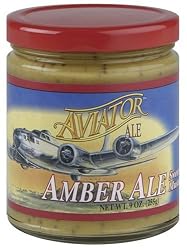 Aviator Ale Amber Mustard, 9-Ounce Jars (Pack of 12)