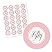 Chic 50th Birthday - Pink and Gold - Cupcake Wrapper & Pick Birthday Party Kit - Set of 24