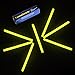 Lumistick 4 Inch Glow Sticks with Detachable Top Loop & Strings | Non-Toxic Glow in The Dark Camping Night Party Favor Supplies | Bright Colors Light Glowing up to 12 Hours (25 Glow Sticks, Yellow)