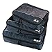 Packing Cubes Travel Organizer Mesh Bags Value Set for Durable 3 Piece Weekender Set