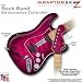 Colorburst Hot Pink WraptorSkinz Skin fits Rock Band Stratocaster Guitar for Nintendo Wii, XBOX 360, PS2 & PS3 (GUITAR NOT INCLUDED)