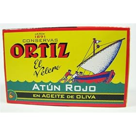 Ortiz Atun Rojo Tonno Rosso Bluefin Tuna in Oilve Oil 112g