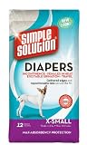 Simple Solution Disposable Diapers, X-Small, 12-Count