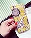 Blingy's iPhone 6 Plus/6S Plus Case (5.5 inch), Beautiful Flower Pattern Series Soft Rubber Clear TPU Case for iPhone 6 Plus/6S Plus (Painted Sunflower)