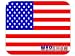 US Flag - Markham, Illinois (IL)  Mouse Pad