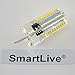 SmartLive 110v 4w G8 Dimmable LED Light Warm White 3000k 30W~40W Halogen Replacement For Chandelier Crystal Ceiling Lamp Light in Bath room,Bed room,Living room，Kitchen