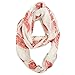 NHL Detroit Red Wings Sheer Infinity Scarf, One Size, White