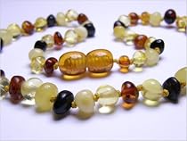 Amber Teething Necklace - Rounded Multicolored Beads
From Amberizon
