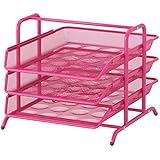 Ikea Steel Letter Tray, Pink