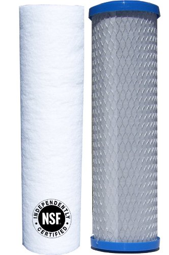 Watts Premier 560088 Lead, Cyst, VOC Carbon Block Two Stage Replacement Filter Pack