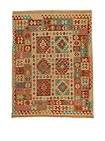 Design Community By Loomier Alfombra Kelim Kaudani (Beige/Multicolor)