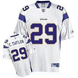 Reebok Minnesota Vikings Chester Taylor Premier White Jersey Large