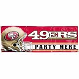 NFL San Francisco 49ERs 2-by-6 Foot Vinyl Banner