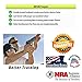 1/2 AR500 Gong Targets - Steel Targets for 5.56 Rifle Shooting, Laser Cut Zinc Plated USA Steel, Resistant to Spall & Bullet Strikes