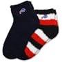 For Bare Feet Buffalo Bills Women's Slipper Socks- 2 Pack Medium