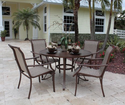 Coco Palm Patio 5 Piece Slatted Dining Group product image