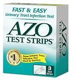 AZO Urinary Tract Infection Test Strips, 3-Count Boxes (Pack of 2)
