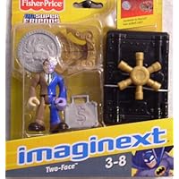 Imaginext DC Super Friends Mini Figure TwoFace with Bank Vault