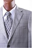 Men's 2 Button Luxury 100% Silk Wool Cashmere Black Plaid Sport Coat, New For The Season!!