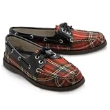 Sperry A/O 2 Eye Red Tartan/Blk