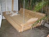 Flat Bottom 5ft. Oak Porch Swing