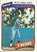 1980 Topps Roy Smalley (Minnesota Twins) Baseball Trading Card #570