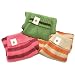 Reknitz Eco Friendly Dog Sweater: Orange Stripe (Size 12)