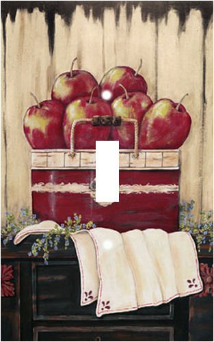 Apple Basket Decorative Switchplate Cover