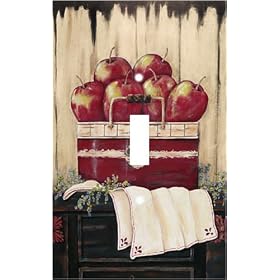 Apple Basket Decorative Switchplate Cover