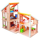 Plan Toy Chalet Doll House with Furniture
