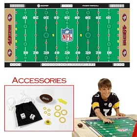 Click here to buy San Francisco 49ers Finger Football Game Mat.
