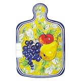 Le Cadeaux Triple Weight Melamine Shaped Bread or Cheese Board, Cassis by 