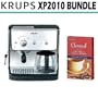Krups XP2010 Combination 10 Cup Coffee and Espresso Machine w/ Urnex Cleancaf Coffee Machine Cleaner and Decalcifier