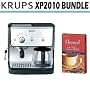 Krups XP2010 Combination 10 Cup Coffee and Espresso Machine w/ Urnex Cleancaf Coffee Machine Cleaner and Decalcifier