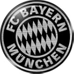 FC Bayern M�nchen 3D-Sticker Silver E...