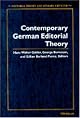 Contemporary German editorial theory