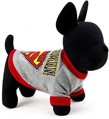 Outake Superman Pet Clothes Dog T-shirt Puppy Apparel Dog Vest 2 colors 5 sizes