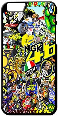 Iphone Case Custom Valentino Rossi Sticker Bomb 03 Hard Case (Case for iPhone 6)