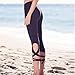 Lookatool Women Sports Gym Yoga Workout Cropped Leggings Fitness Lounge Pants (S, black)