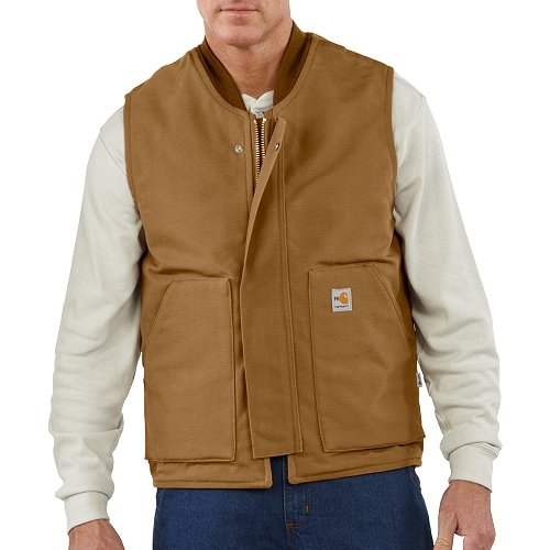Carhartt FRV036 Flame-Resistant Duck Quilt-Lined Vest