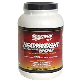 Champion Nutrition, Heavyweight Gainer 900, Vanilla, 3.3 lbs (1,500 g)