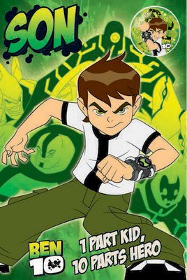 Childrens Toyshop  Kitchen & Housewares : Ben 10 Son Birthday Card & Badge