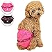 Mimibox Reusable Dog Diapers Female (2-Pack) Comfort-Fit Dog Wraps Cotton Washable Panties(XS)