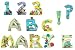 MARY ENGELBREIT Decorative Letters Magnets - 2 x 2