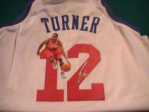 EVAN TURNER SIGNED AUTOGRAPHED JERSEY PHILADELPHIA 76ERS COA + PROOF PHOTO