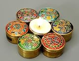 Medium Cloissonne Highly Scented Candles - Set of 7 - Song of India (RExpo)